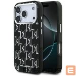 Back panel cover Karl Lagerfeld  Karl Lagerfeld IML KL Monogram MagSafe Case for iPhone 17 Pro - Black 