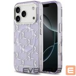 Back panel cover Karl Lagerfeld  Karl Lagerfeld IML KL Monogram MagSafe Case for iPhone 17 Pro - Purple 