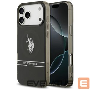 Other goods U.S. Polo PU  US Polo DH and Bottom Stripe Logo MagSafe Case for iPhone 17 Pro Max - Black 