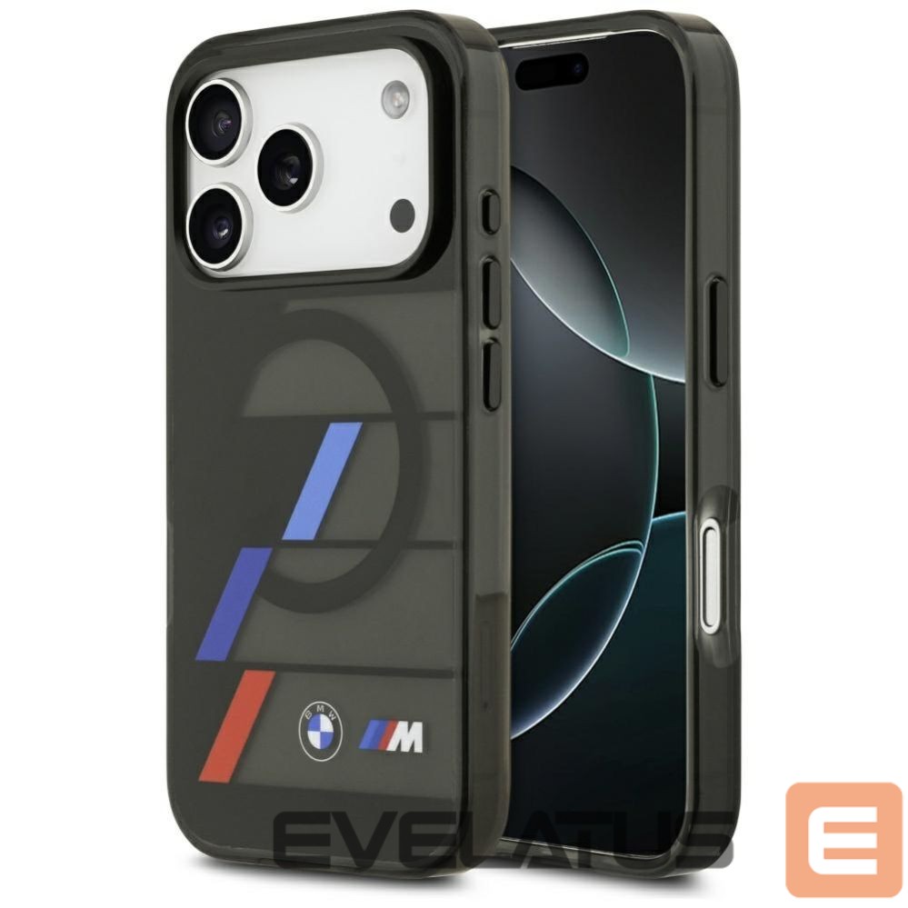 Other goods BMW BMW M IML Metal Buttons Tricolor Lines MagSafe Case for iPhone 17 Pro - Black