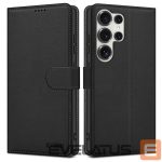 Back panel cover Tech-Protect  Tech-Protect Wallet Case for Samsung Galaxy S25 Ultra - Black 