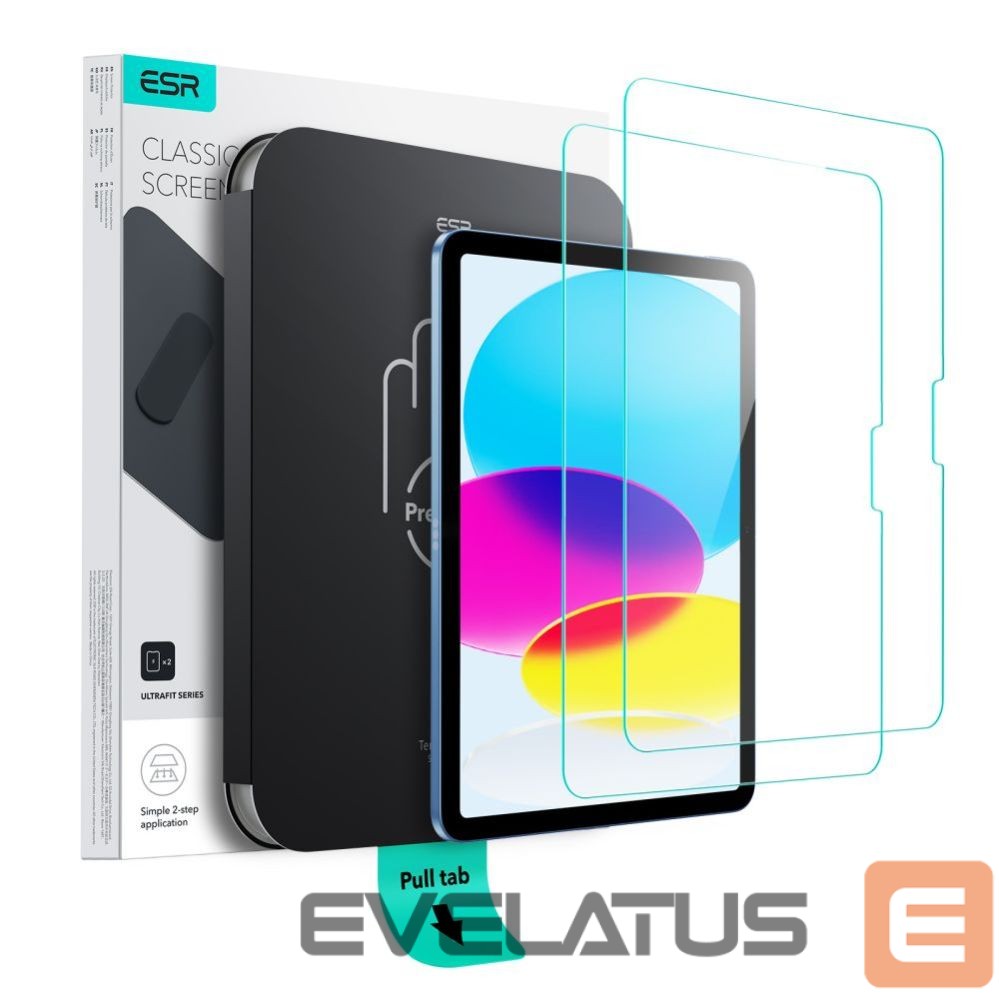 Other goods ESR ESR UltraFit Tempered Glass 2-pack for iPad 10.9" 2022 (10th gen.) / 11" 2025 (11th gen.)