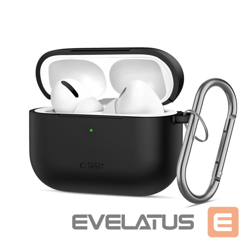 Other goods Tech-Protect Tech-Protect Silicone Hook Case for AirPods Pro 3 - Black