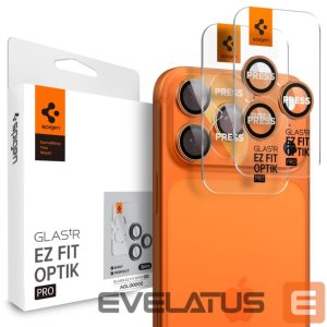 Other goods Spigen  Spigen Optik Pro Camera Lens Glass for iPhone 16 Pro / Max / 17 Pro / Max - Orange 