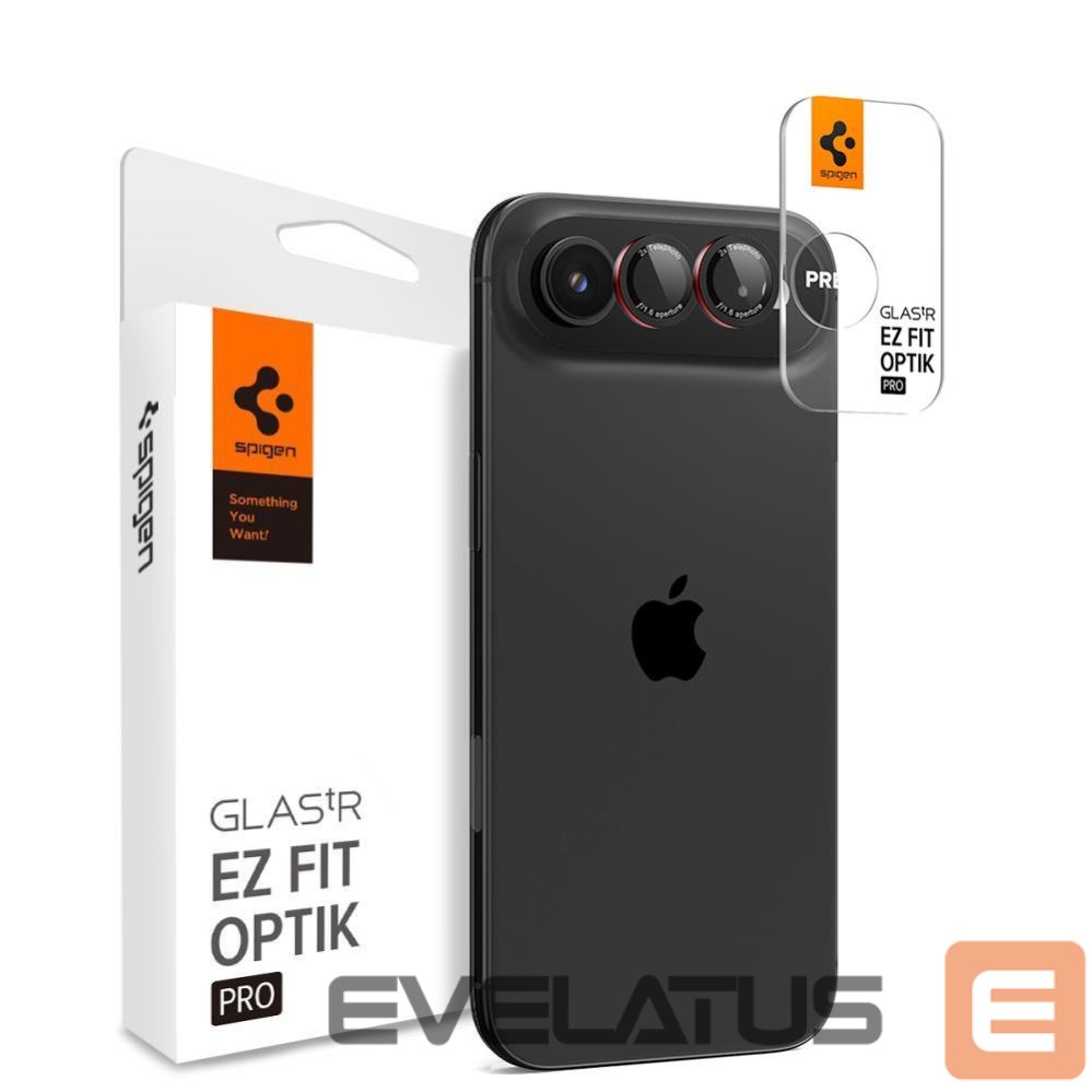 Other goods Spigen Spigen Optik Pro L-Series 2-pack iPhone Air Lens Glass - Black and Red