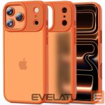 Back panel cover Tech-Protect  Tech-Protect MagMat case for iPhone 17 Pro - orange and matte 