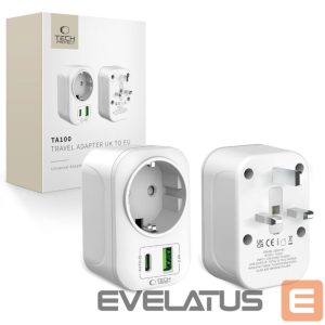 Other goods Tech-Protect  Tech-Protect TA100 UK Adapter - White 