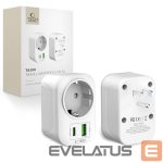 Other goods Tech-Protect  Tech-Protect TA100 US Adapter - White 