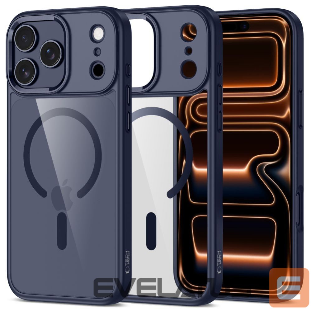 Other goods Tech-Protect Tech-Protect MagMat MagSafe Case for iPhone 17 Pro Max - Transparent - Navy Blue