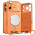 Back panel cover Tech-Protect  Tech-Protect Silicone MagSafe Case for iPhone 17 Pro Max - Orange 