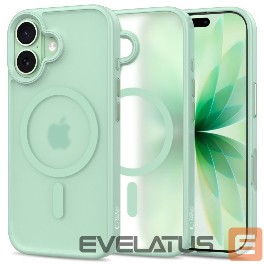 Other goods Tech-Protect Tech-Protect MagMat MagSafe Case for iPhone 17 - Transparent Green