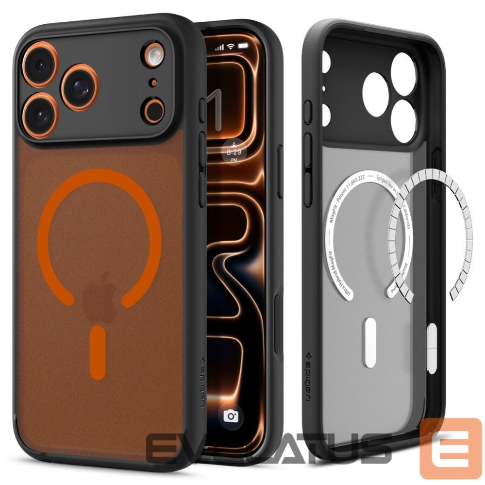 Other goods Spigen Spigen Ultra Hybrid MagSafe Case for iPhone 17 Pro Max - Black and Orange