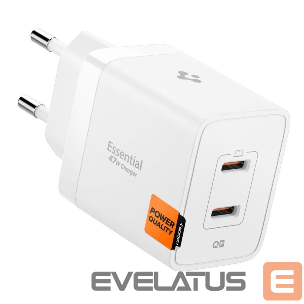 Other goods Spigen Spigen Essential EE472EU 2-port USC-C 47W wall charger - white