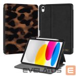 Back panel cover Tech-Protect  Tech-Protect Lamano case for iPad 10.9” 10 / 2022 / 11” 11 / 2025 - brown and black 
