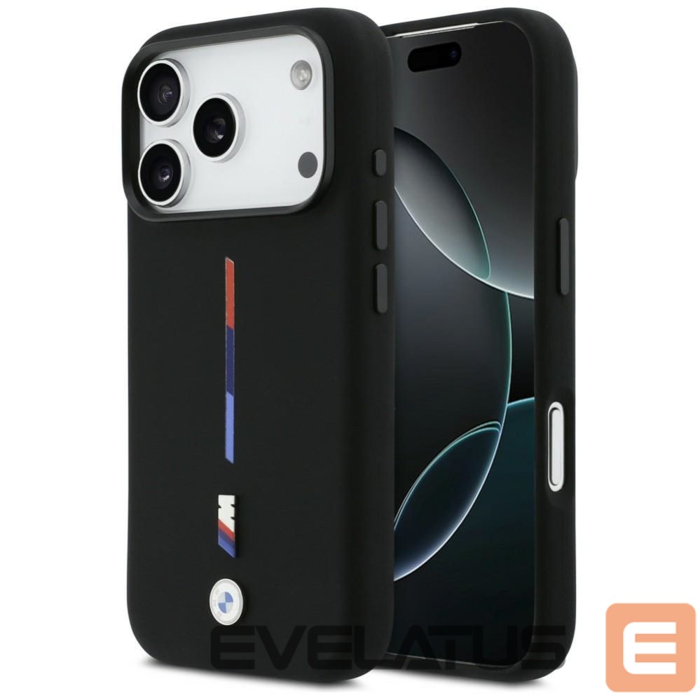 Other goods BMW BMW M Silicon Tricolor Line MagSafe Case for iPhone 17 Pro - Black