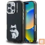Other goods Karl Lagerfeld  Karl Lagerfeld IML Aquarelle Choupette & Logo Case for iPhone 16 Pro Max - Black 