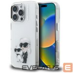 Other goods Karl Lagerfeld  Karl Lagerfeld IML Aquarelle Karl & Choupette & Logo iPhone 16 Pro Case - White 