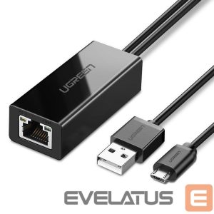 Other Phone Accessory Ugreen  Ugreen 30985 external network card for Chromecast with micro USB / USB-A connectors 100Mb/s 1m - black 