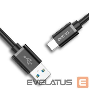 Cable Dudao  Dudao cable USB cable - USB Type C Super Fast Charge 1 m black (L5G-Black) 
