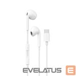 Wired headphones Dudao  Dudao in-ear headphones with USB Type-C connector white (X14PROT) 