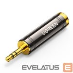Converter Ugreen  Ugreen adapter 3.5mm audio adapter (male) to 6.35mm mini jack (female) gray (AV168) Grey
