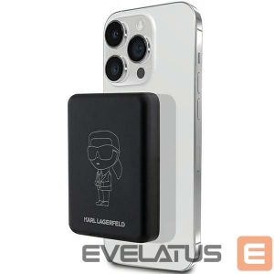 Other Phone Accessory Karl Lagerfeld  Karl Lagerfeld NFT Outline Ikonik MagSafe 5000mAh induction power bank - black 