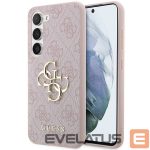 Other Phone Accessory Guess  Guess 4G Big Metal Logo case for Samsung Galaxy S24 - pink 