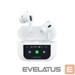 Wireless headphones Dudao  Dudao U19 in-ear TWS wireless Bluetooth 5.3 headphones with LED display - white 