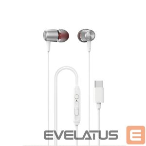 Wired headphones Dudao  IEM Earphones X1ProT Type-C 1200mm White