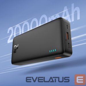 Power bank Baseus  Baseus Airpow 20W 20000mAh Power Bank with Baseus Simple Series USB-A - USB-C 50cm Cable - Black 