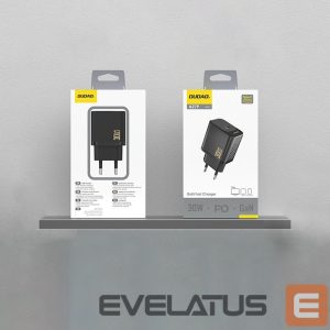 Adapter Dudao  Dudao A27P 30W PD GaN USB-C Wall Charger - Black 