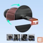 Auto holder Dudao  Dudao F2+ smartphone holder for air vent, clamp - black 