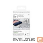 Adapter Puro  Puro PROLITE 30W USB-A / USB-C wall charger + USB-C - USB-C cable 1.2m - white 