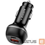 Car accessories Veger  Car charger VEGER USB A + USB C QC PD 51W CC62-1A1C black 