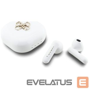 Wireless headphones Guess  Wireless earphones TWS Guess 4G Metal Logo white 