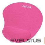 Computer mouse Logilink  ID0027P Mouse Pad, Silcon Wrist, Pink | 