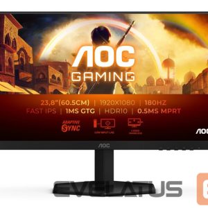 Monitor AOC  24G42E | 24 " | IPS | FHD | 16:9 | 180 Hz | 1 ms | 1920 x 1080 pixels | 300 cd/m² | HDMI ports quantity 1 | Black 