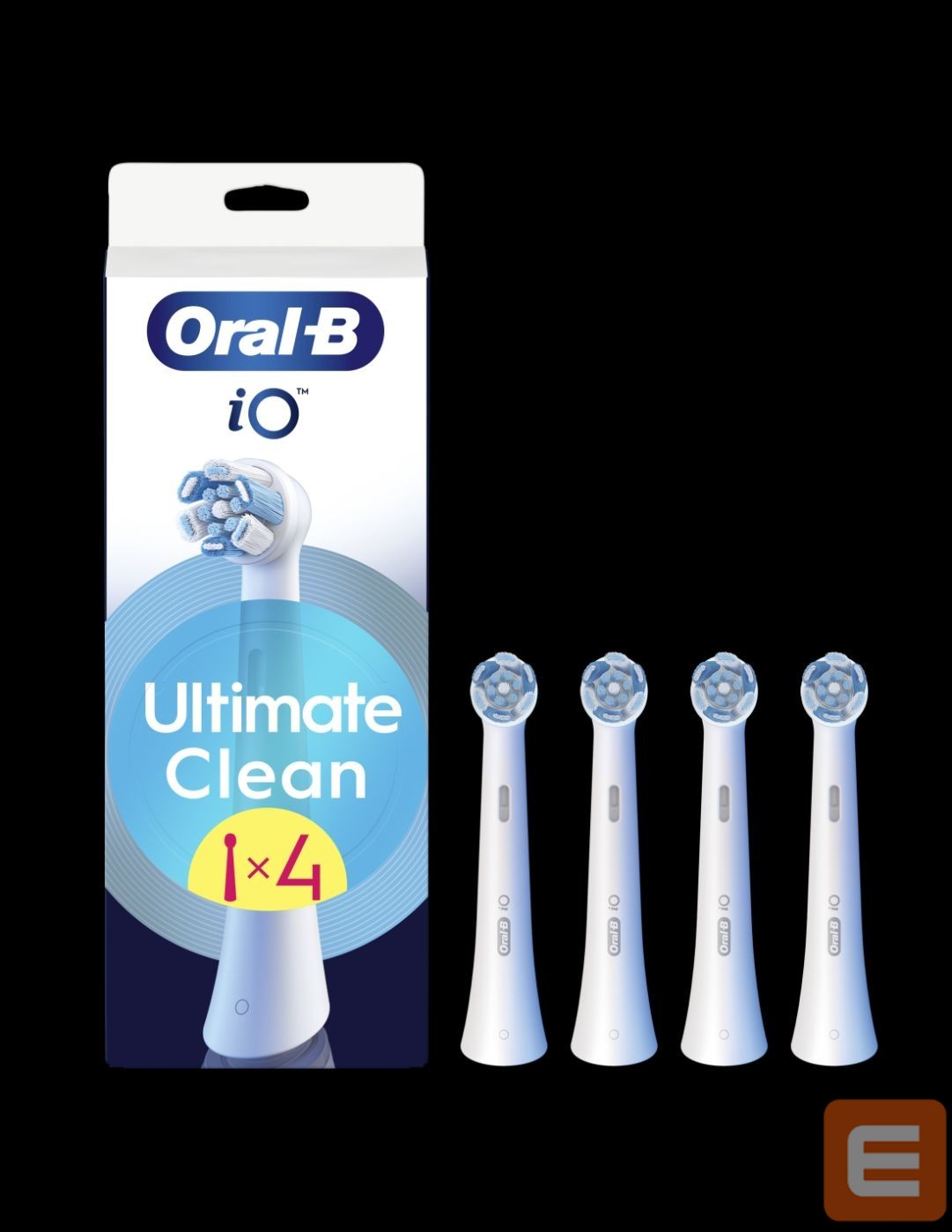 Toothbrush Oral-B Replaceable toothbrush heads | iO UltimateClean | Heads | For adults | Number of brush heads included 4 | White