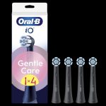 Toothbrush Oral-B  Replaceable toothbrush heads | iO GentleCare | Heads | For adults | Number of brush heads included 4 | Black 