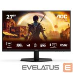 Monitor AOC  Q27G42XNE | 27 " | VA | QHD | 16:9 | 180 Hz | 1 ms | 2560 x 1440 pixels | 300 cd/m² | HDMI ports quantity 2 | Black 