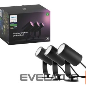 Desc lamp Philips Hue  Lily Outdoor Spot base set 3x8W 24V | Hue White and Color Ambiance 