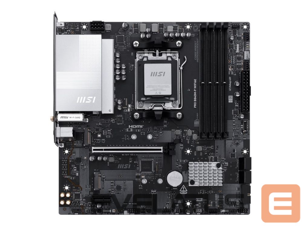 Motherboard for Intel processors MSI PRO B840M-P WIFI6E |
