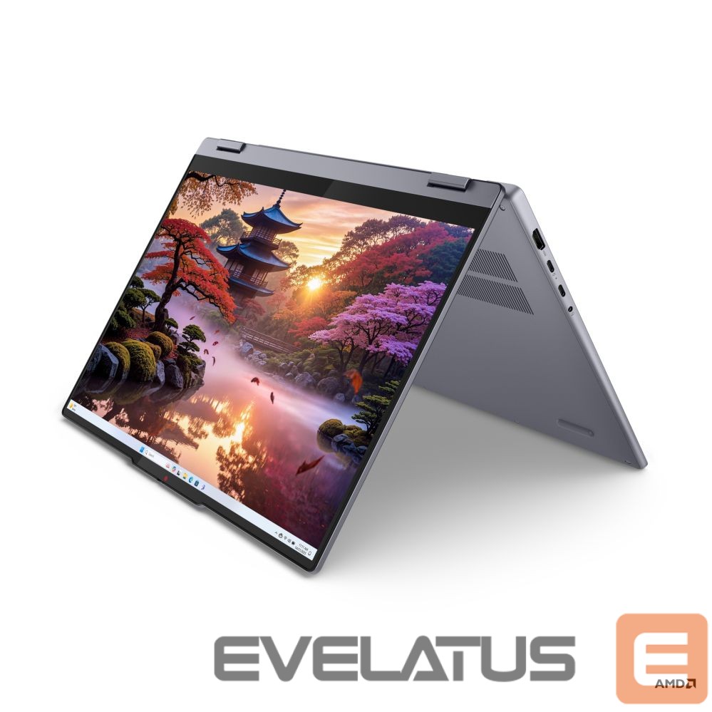 Laptop computer Lenovo IdeaPad 5 2-in-1 16AKP10 | Luna Grey | 16 " | IPS | Touchscreen | WUXGA | 1920 x 1200 pixels | Glossy | AMD Ryzen AI 7 | 350 | 16 GB | Soldered LPDDR5x | Solid-state drive capacity 512 GB | AMD Radeon 860M Graphics | Windows 11 Home | 802.11ax | Bluetooth version 5.3 | Keyboard language English | Keyboard backlit | Warranty 24 month(s) | Battery warranty 12 month(s)