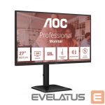 Monitor AOC  Q27E4CV | 27 " | IPS | QHD | 16:9 | 120 Hz | 4 ms | 2560 x 1440 pixels | 350 cd/m² | HDMI ports quantity 1 | Black 