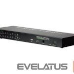 Server - Other Accessories Aten  | 1-Local/Remote Shared Access 16-Port PS/2-USB VGA KVM Over IP Switch | CS1716I-AT-G | 1 x SPHD Male (Yellow), 16 x SPHD Female (Yellow), 1 x DB-25 Male, 1 x DC Jack, 1 x RJ-45 Female, 1 x RJ-11, 1 x USB Type A Female 