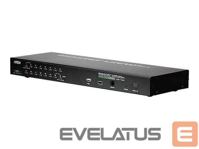Server - Other Accessories Aten | 1-Local/Remote Shared Access 16-Port PS/2-USB VGA KVM Over IP Switch | CS1716I-AT-G | 1 x SPHD Male (Yellow), 16 x SPHD Female (Yellow), 1 x DB-25 Male, 1 x DC Jack, 1 x RJ-45 Female, 1 x RJ-11, 1 x USB Type A Female