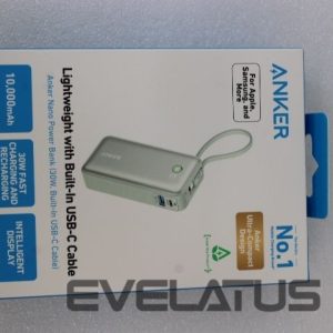 Power bank Anker  SALE OUT.  |  545 Nano Power Bank | A1259G61 | 10000 mAh | Green | UNPACKED, SCRATCHED ON TOP 