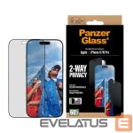Back panel cover PanzerGlass  Screen protector | Apple | iPhone 17/iPhone 16 Pro | Tempered Glass | Transparent | Ultra-Wide Fit w. EasyAligner 