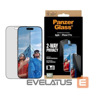 Back panel cover PanzerGlass  Screen protector | Apple | iPhone 17 Pro | Glass | Transparent | Ultra-Wide Fit w. EasyAligner 