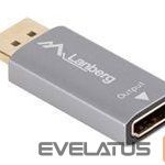 Charger Lanberg  Displayport (M)->HDMI(F) Adapter 4K, Silver 